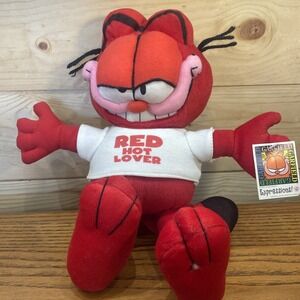 Vintage Nanco Garfield Red Hot Lover 13" Valentines Day Plush Doll